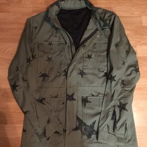 Black Scale Black Stars Fatigue Jacket